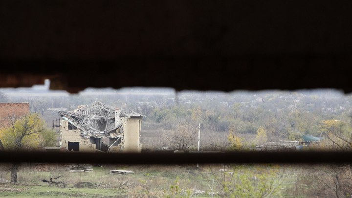 Жилой дом под Донецком разрушен прямым попаданием снаряда ВСУ
