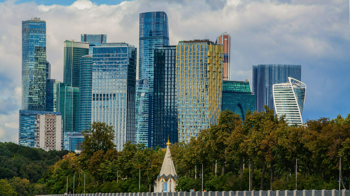 В деловом центре Москва-Сити произошёл пожар — фото