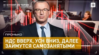 Пронько: НДС вверх, УСН вниз, далее займутся самозанятыми