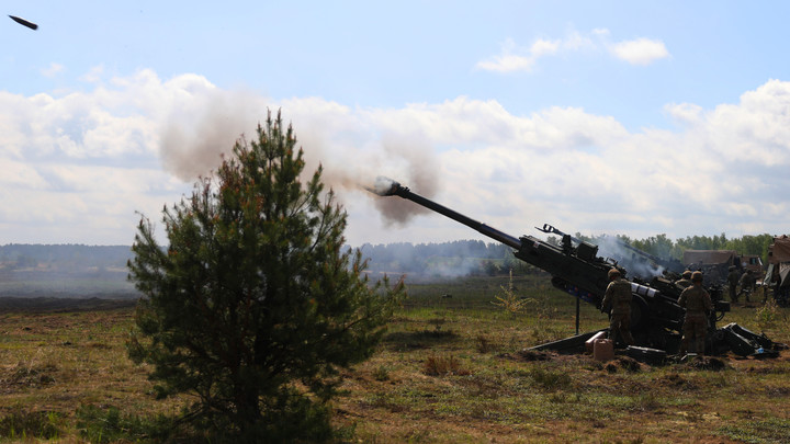 ВКС уничтожили ангар с американскими гаубицами M777 и боевиками ВСУ