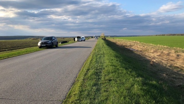 В Самарской области водитель Лады Калины собрал “страйк” из трех автомобилей