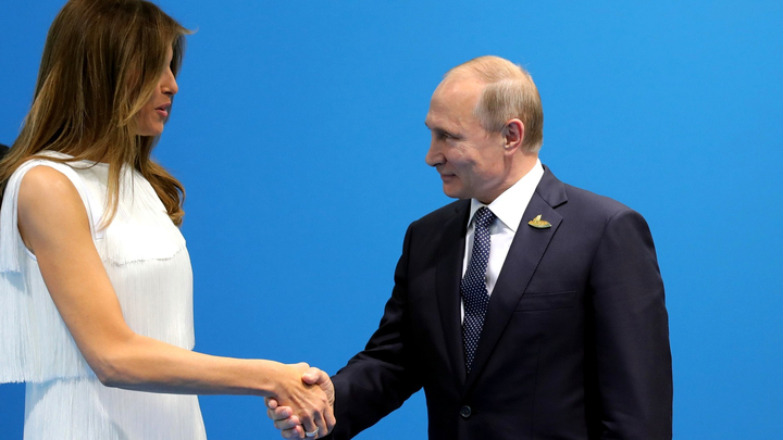 Песков рассказал о симпатии при общении Владимира Путина и Меланьи Трамп