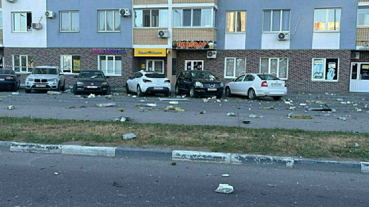 Момент удара дрона ВСУ в жилой комплекс в Энгельсе попал на видео