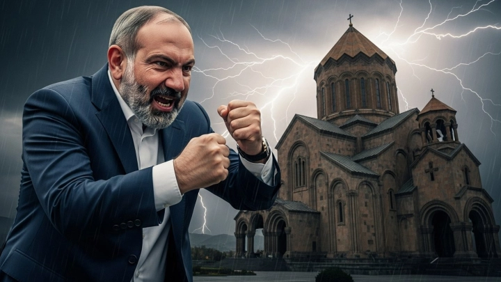 Его подослали: В Армении охрана Пашиняна заткнула рот и вытолкала с митинга деда погибшего военного