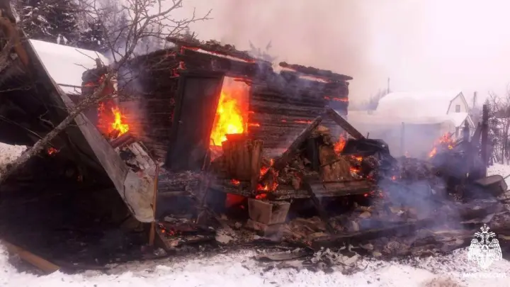 В Подмосковье пожилая пара сгорела в частном доме