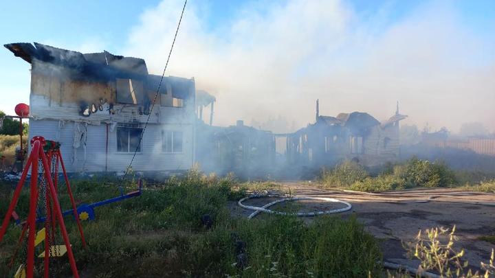 В Самарской области из-за пожара в многоквартирном доме 10 человек остались без крыши над головой
