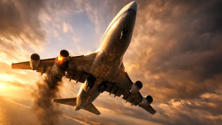 Двигатель остановился, самолёт с 250 пассажирами ушёл в крутое пике: Как Боинг-747 перевернулся в воздухе