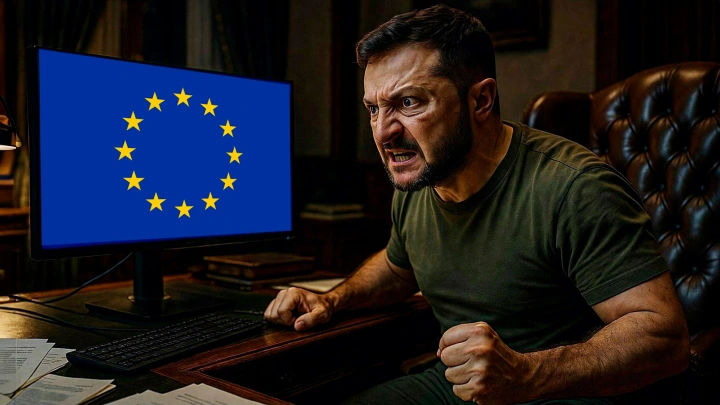 Второсортный комик пригрозил расправой? Зеленский не сдержал недовольство Европой. Выплеснул так, что утёрся даже Мерц
