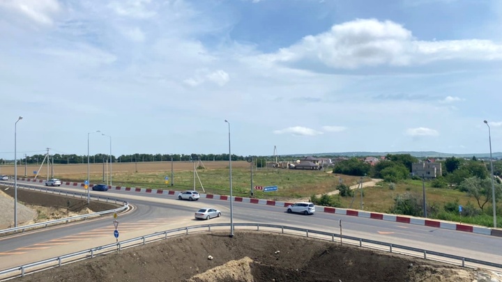 На северном обходе Анапы готовы два новых участка