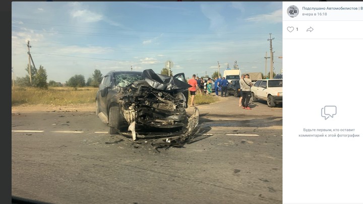 В Собинском районе в аварии с перевернувшимся автомобилем пострадали дети 9 и 10 лет
