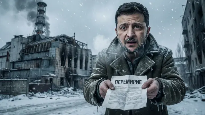 Зеленский снова засел в полумраке. Такого главу администрации Украины вы ещё не видели