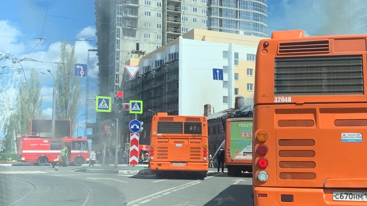 Основной версией пожара в Доме Чардымова в Нижнем Новгороде является поджог