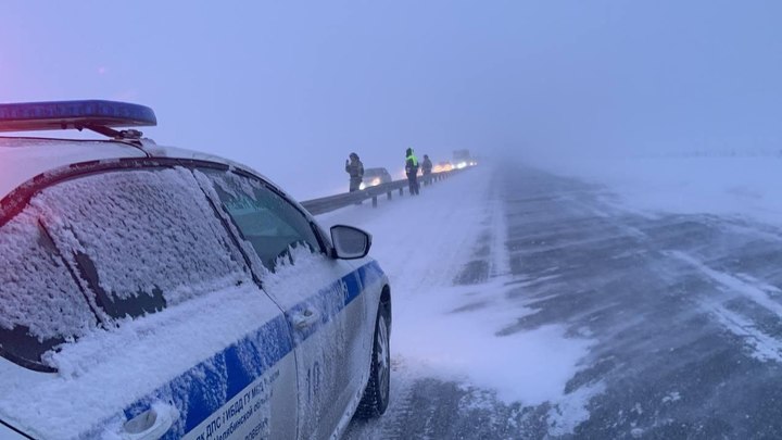 Внимание. На трассе М-5 Урал многокилометровая пробка