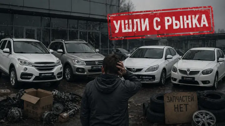 Пять китайских автобрендов в России исчезли с рынка, владельцы остались без запчастей