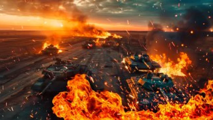 Украинский броневик подорвался в зубах дракона и помог русским бойцам в ДНР