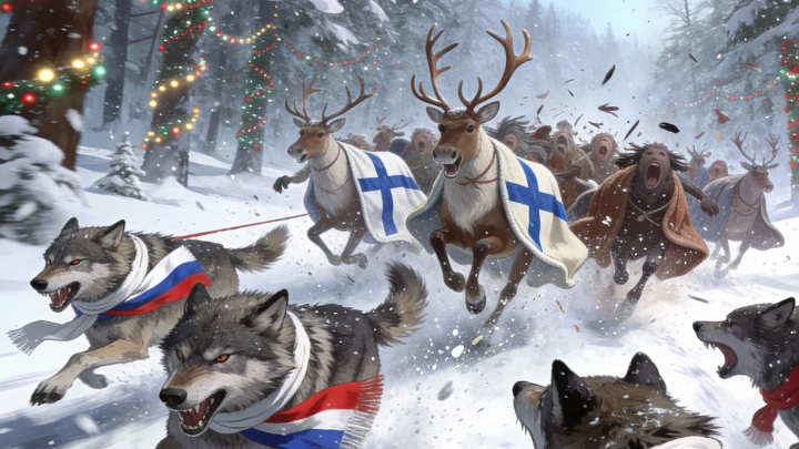 Маразм крепчал: Финны требуют санкций против путинских волков, которые съели их оленей