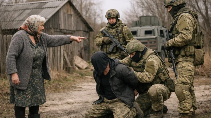 Украинская бабушка помогла ВС России разоблачить диверсанта ВСУ под Киевом