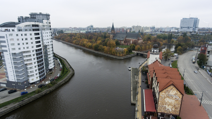 Под Калининградом горит бывшая крепость Тевтонского ордена