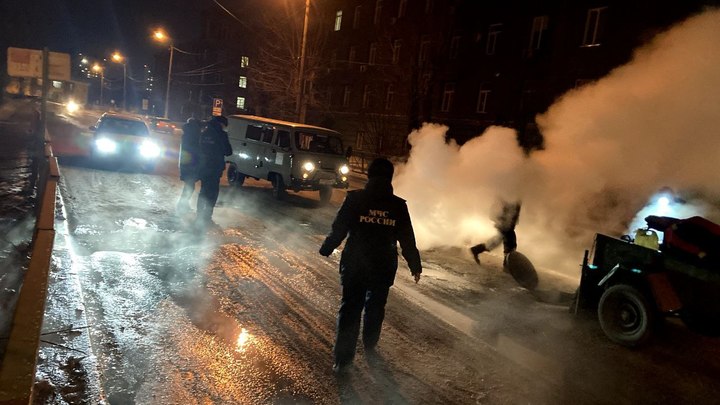 Десятки домов в центре Новосибирска остались без тепла из-за двух аварий