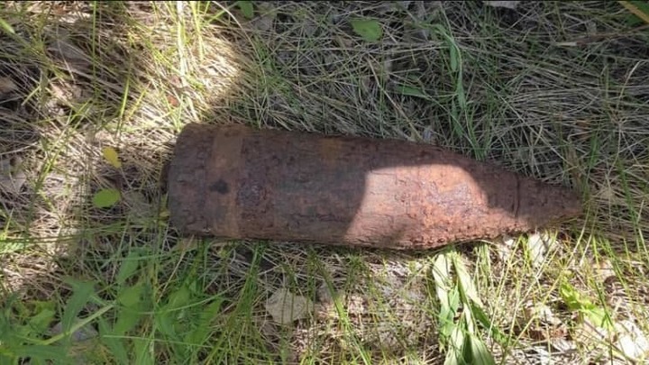 На огороде у челябинца нашли боевой снаряд