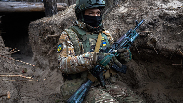 Количество украинских боевиков в Крынках сократилось до 110