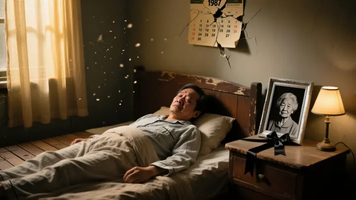 Китаец едва не погиб, проведя ночь на кровати умершей матери