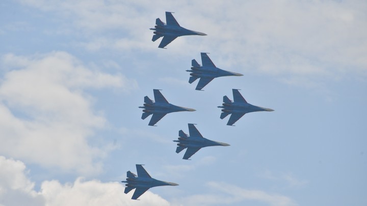 Baza: В Крыму упал истребитель Су-34