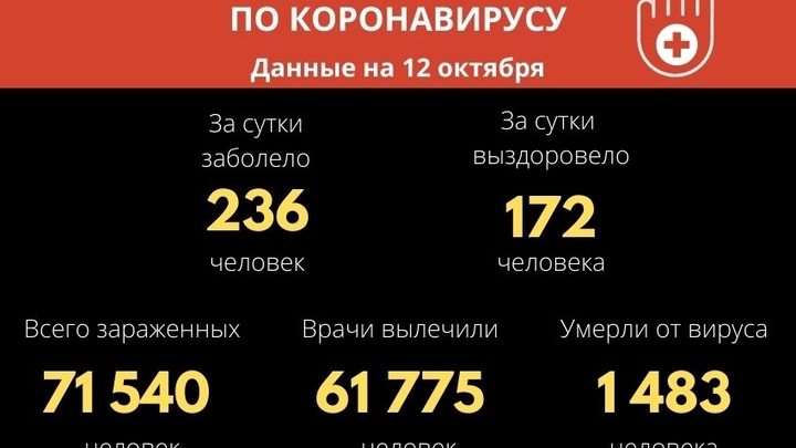 COVID-19 убил семь жителей Забайкалья за сутки