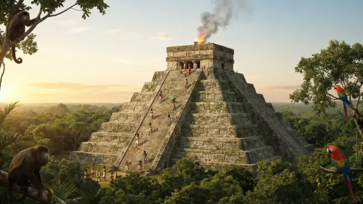 Пирамиду майя просканируют космическим рентгеном в поисках скрытых гробниц