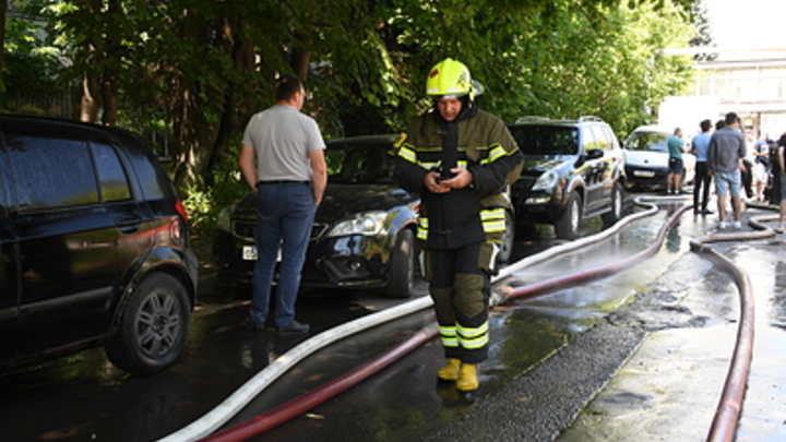 В Чите в районе СибВО горел магазин