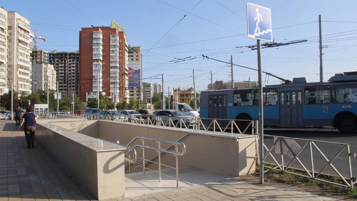 В Краснодаре после капремонта открыли подземный переход на Старокубанском кольце