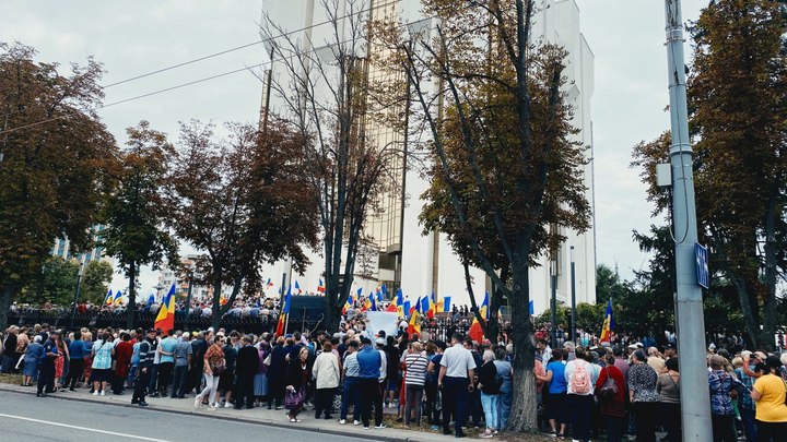 В Молдавии народ снова вышел на протесты