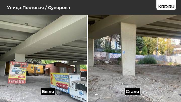 С начала года в Краснодаре демонтировали 1450 незаконных и рекламных конструкций