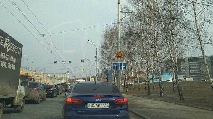 В Кемерове возле ТРЦ «Лапландия» изменят схему движения
