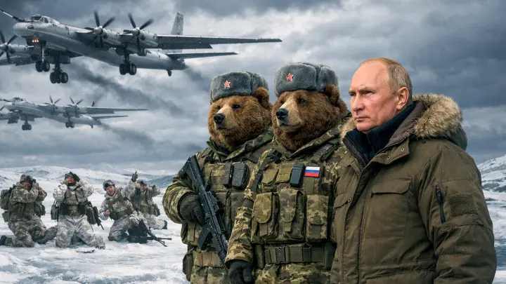 Ого. Россия устроила США проблемы на Аляске: Паника из-за Медведей Путина. Пентагон срочно вывел впятеро больше сил