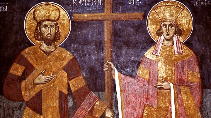 Заря Христианской Империи. Святые Царь Константин и Царица Елена. Православный календарь на 3 июня