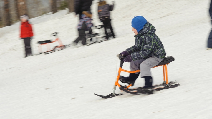 Жителей Краснодара не пустили в парк Галицкого с санками