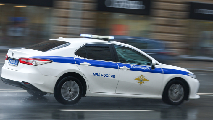 Две полицейские машины попали в массовое ДТП под Новосибирском
