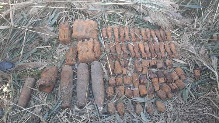 В Славянском районе росгвардейцы уничтожили 136 боеприпасов времен ВОВ