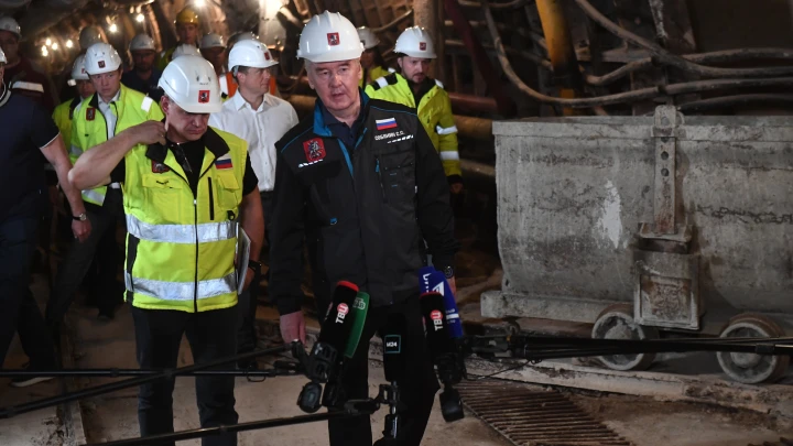 Станция Достоевская Кольцевой линии метро готова на четверть - Собянин