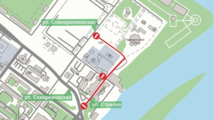 На Стрелке перекроют движение накануне Рождества