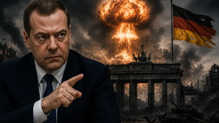 Медведев «поздравил» Берлин с 9 Мая, напомнив о праве на полное уничтожение Германии