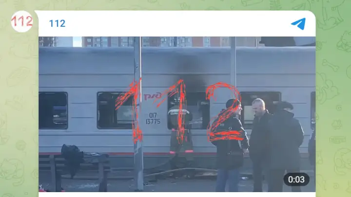 Поезд загорелся прямо на Ярославском вокзале: есть пострадавшие