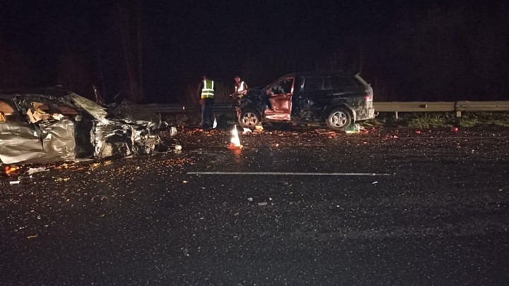 Под Сызранью водитель иномарки превратил свой автомобиль в груду металла