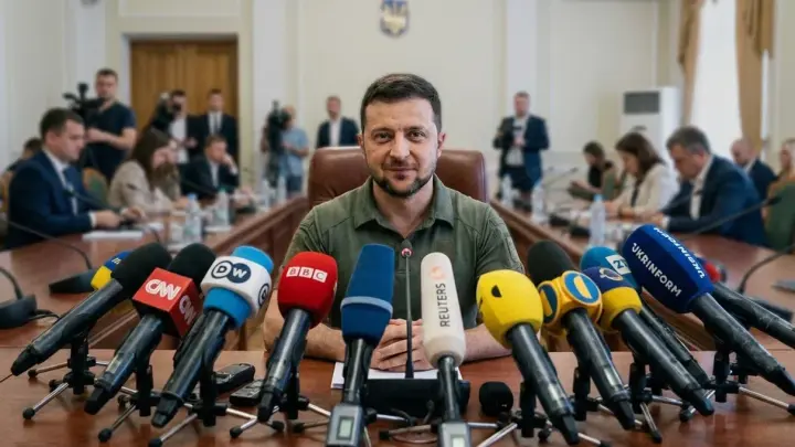 Журналист Хинкл удивился состоянию Зеленского во время обращения к нации