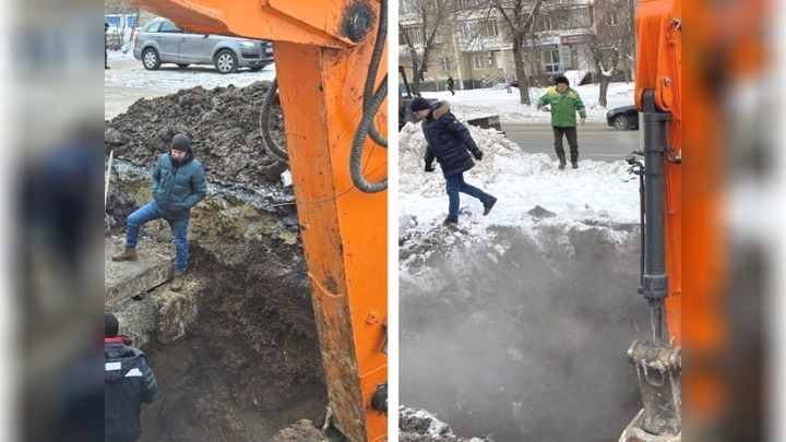 В челябинском поселке из-за аномального мороза прекратилась подача воды