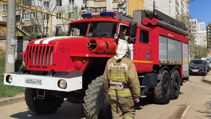 Жилой дом горел на окраине Читы: МЧС