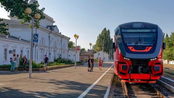 Между Ростовом-на-Дону и Ейском запустят сезонные пригородные поезда с 10 июня: Расписание