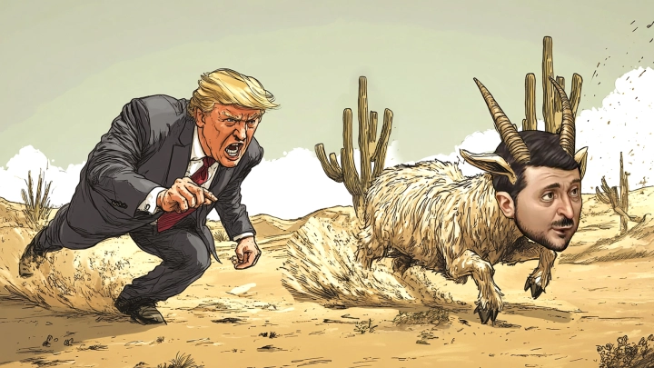 Трамп пытается схватить Зеленского за шкирку. Но Киев опять за своё: Ни шагу назад!