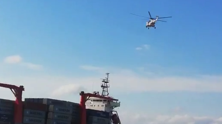 Панамское судно терпит бедствие в водах России